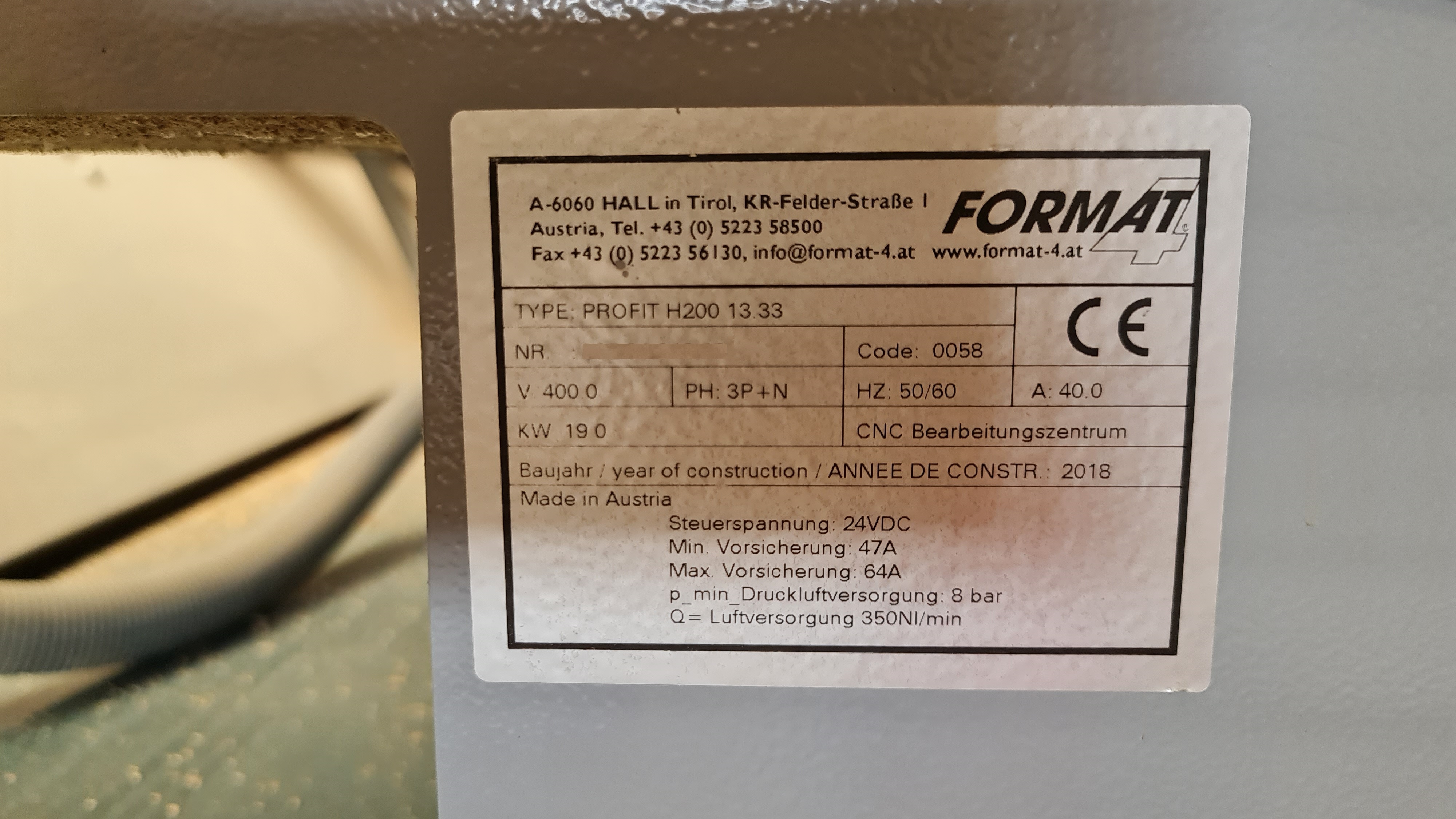 Used 2017 FORMAT PROFIT H200