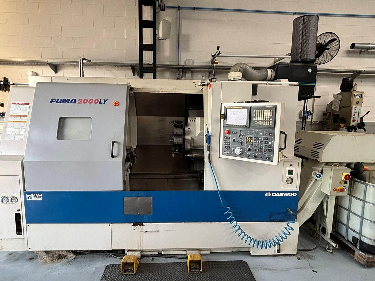 Used Daewoo Puma 2000LY I CNC Lathe I 2001