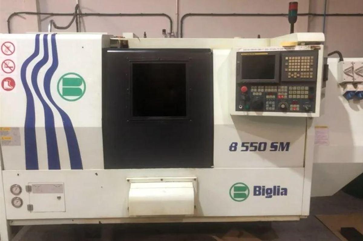 Used Biglia B 550 SM I CNC Lathe I 2005