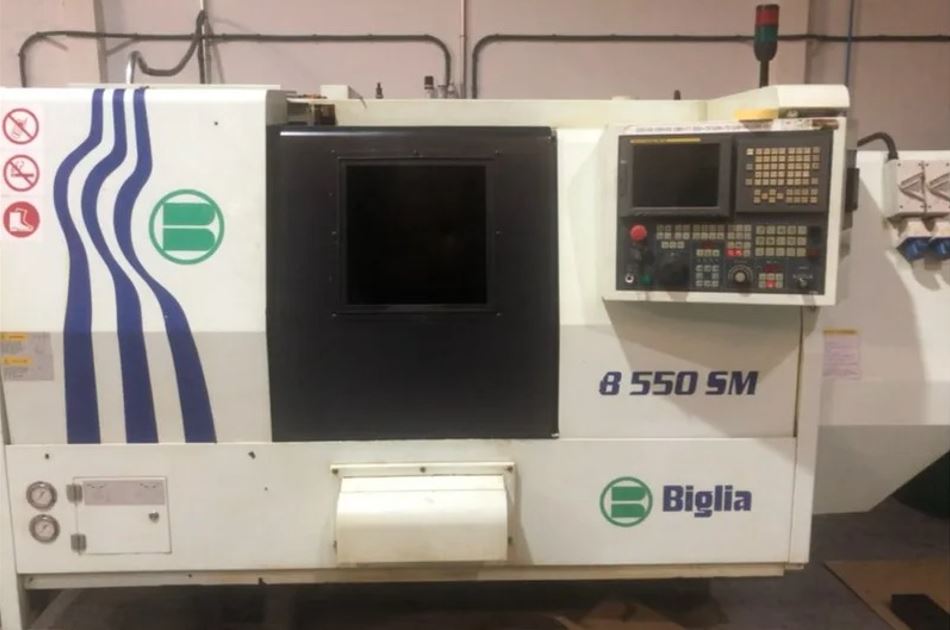 Used Biglia B 550 SM I CNC Lathe I 2005