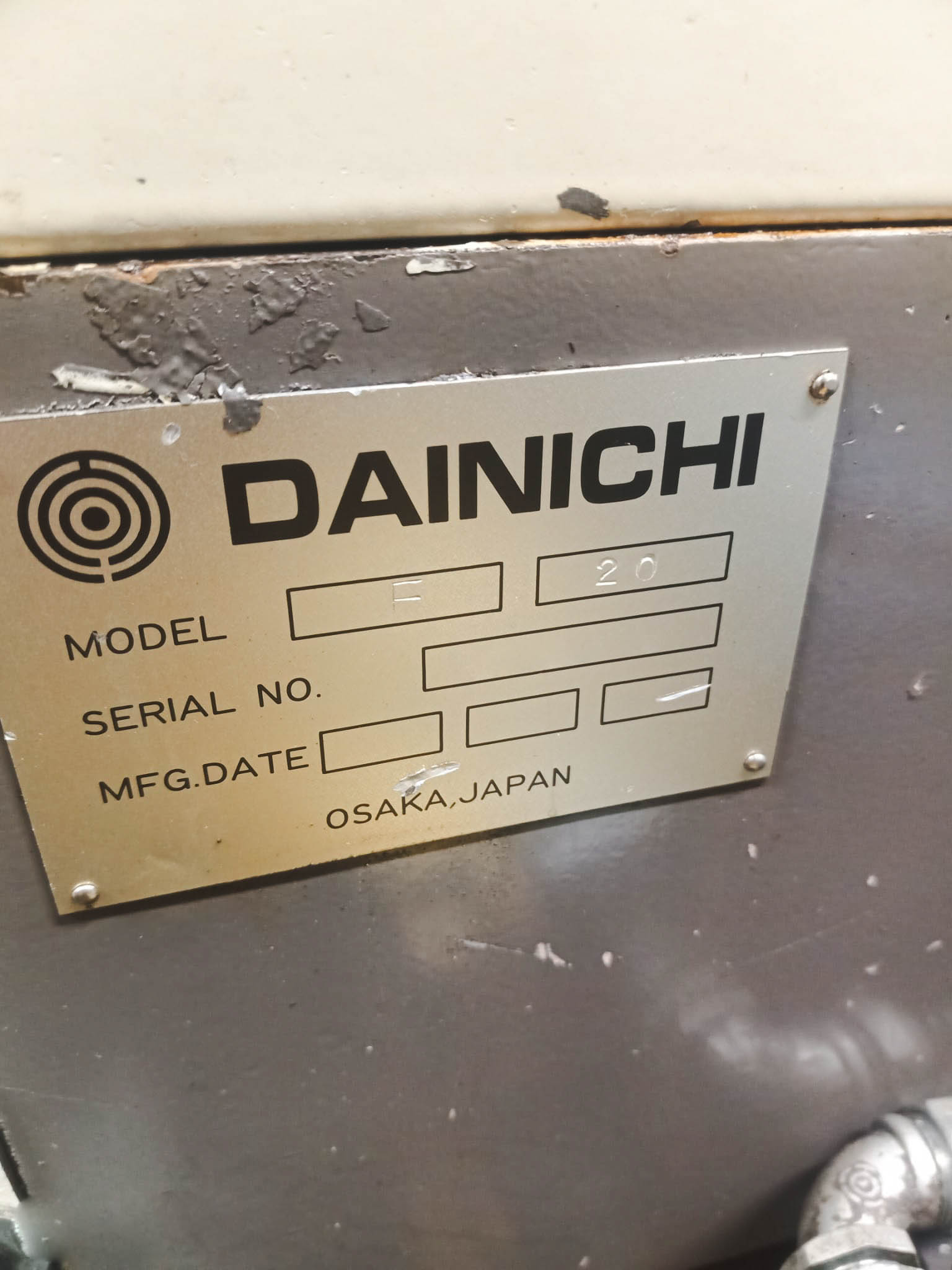 Used Dainichi F20 I CNC Lathe I 1990/1991