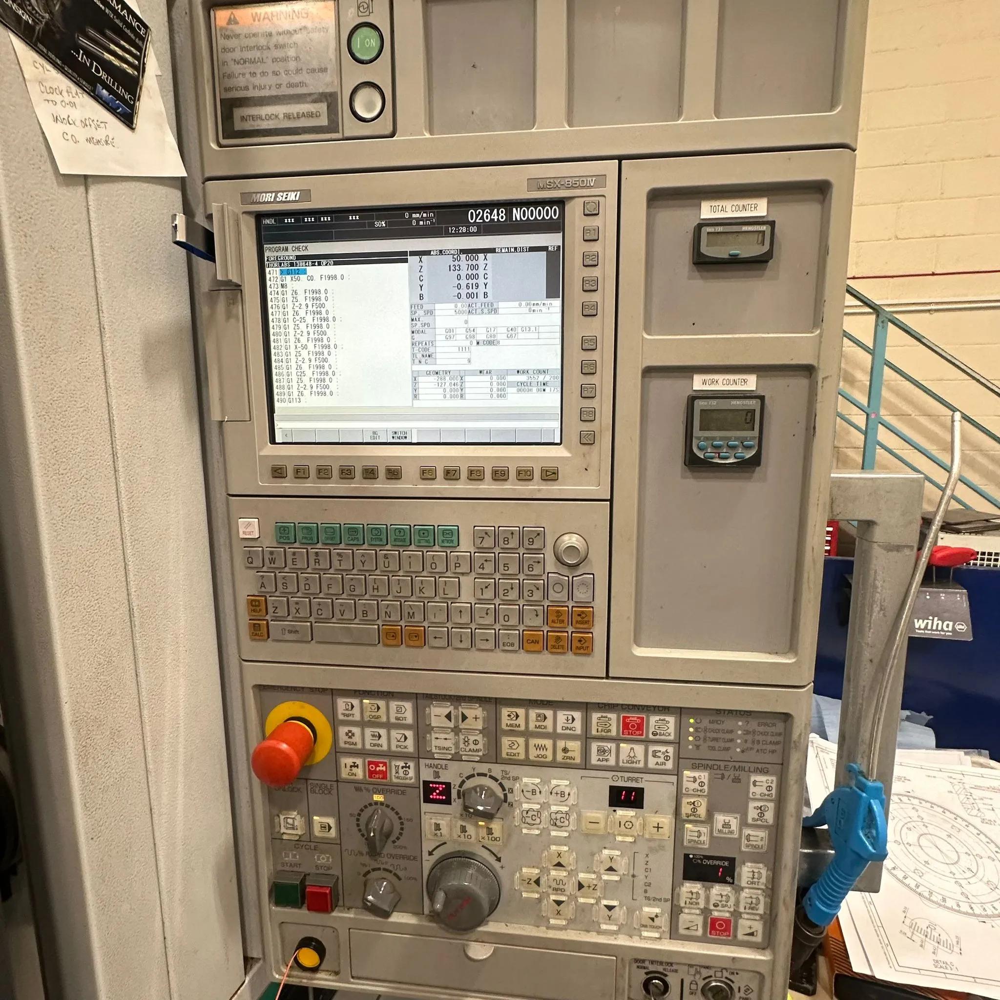 Gebruikt Mori Seiki NL 2000 SY I CNC Draaibank