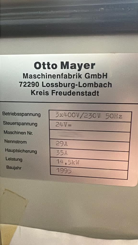 Used Mayer PS 9 Z I Beam Saw