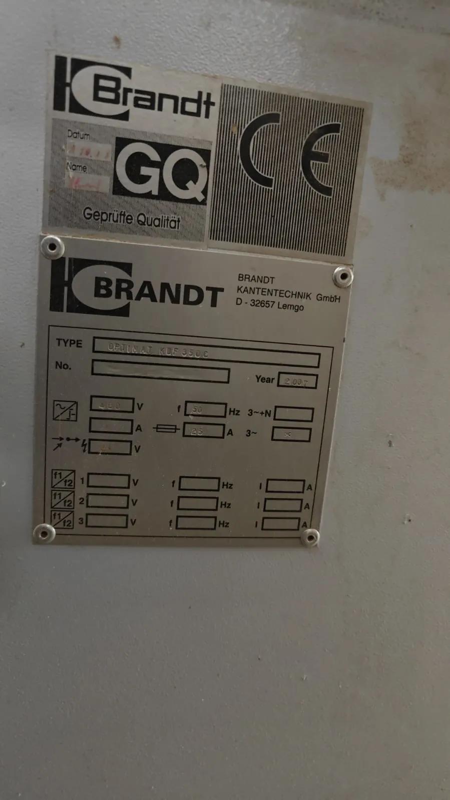 Usado Brandt Optimat KDF 350 C I Edgebanding