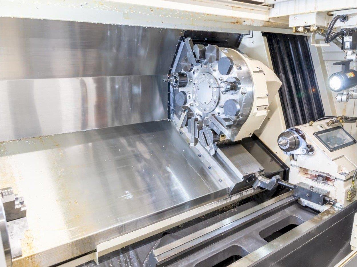 Used Okuma Genos L300 E-M I CNC Lathe I 2015
