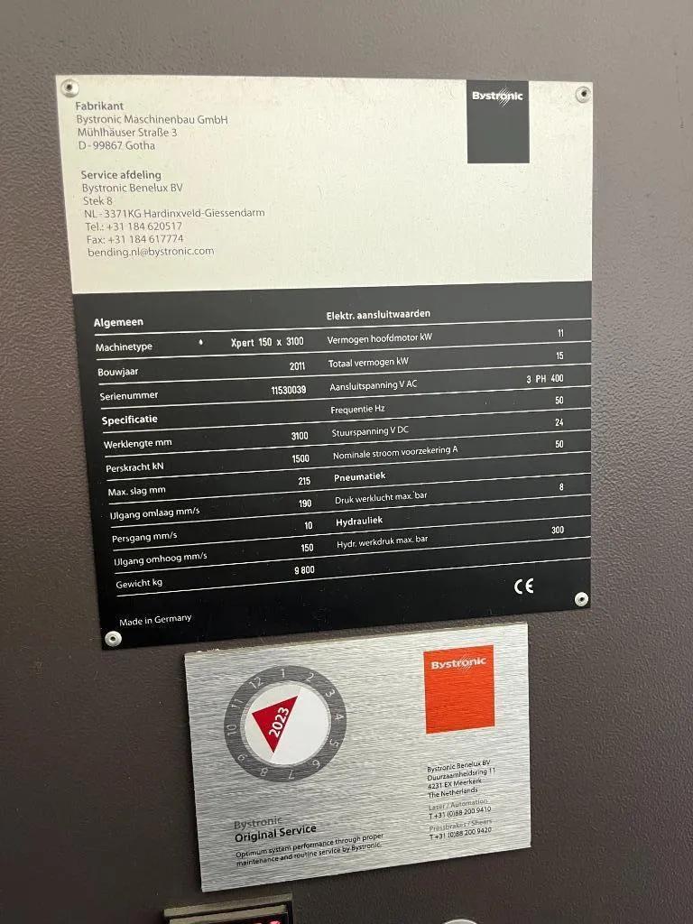 Gebruikt Bystronic Xpert 150 x 3100 I Persrem