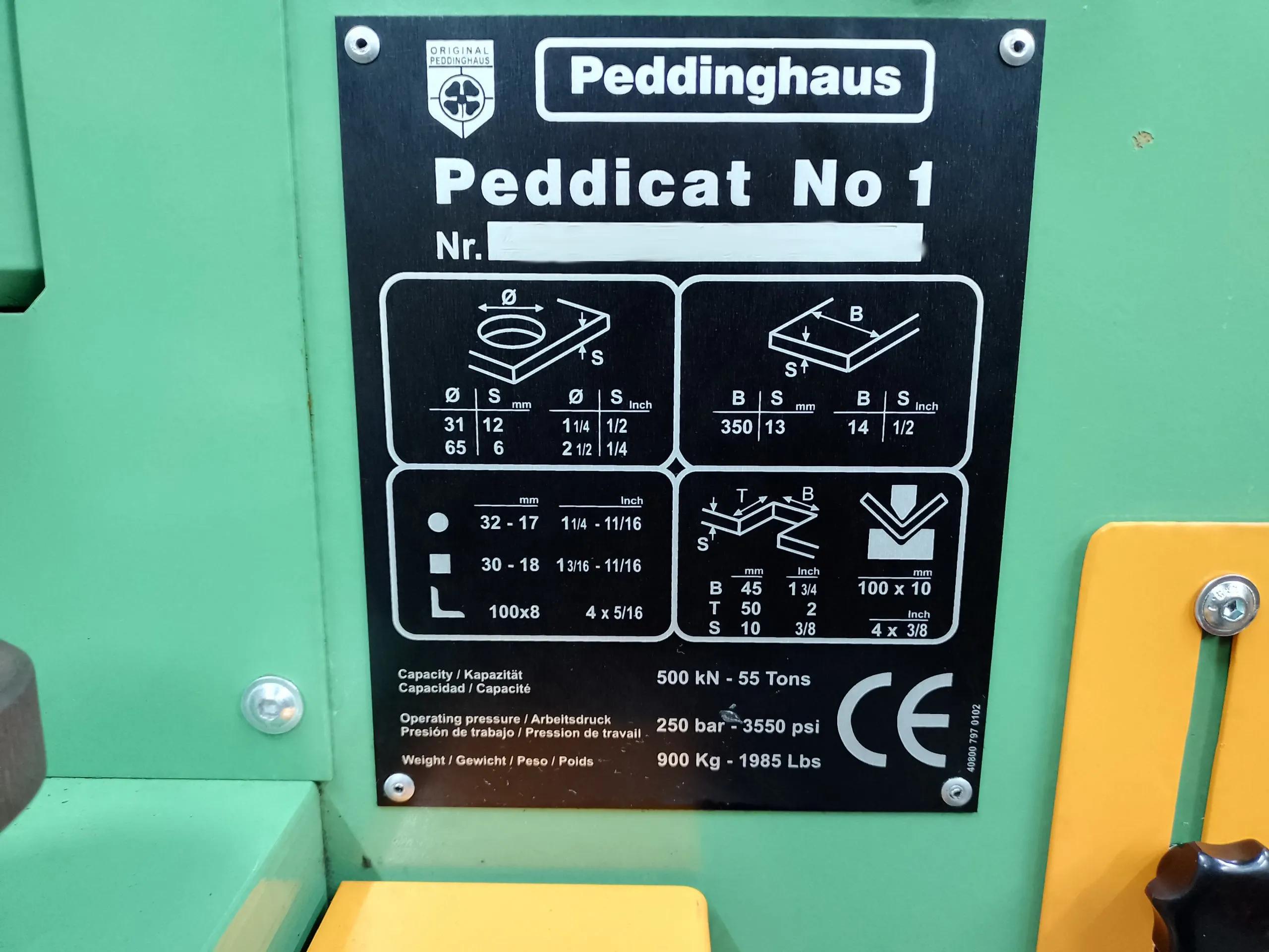 Gebruikt Peddinghaus Peddicat No 1 I Staalbewerker