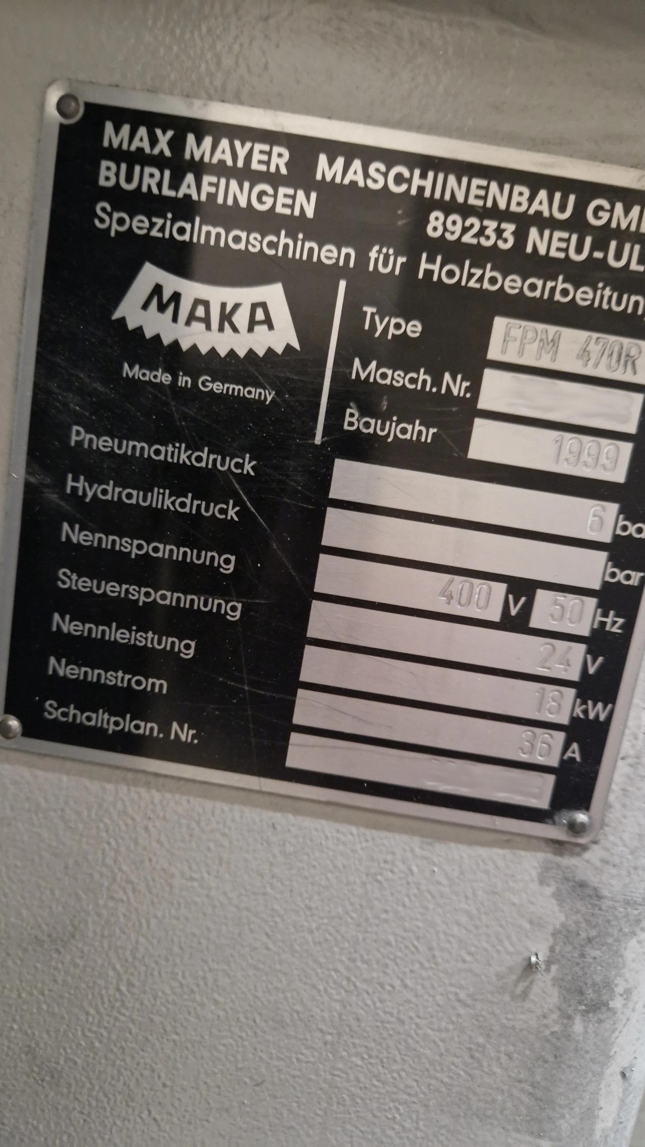 Usado Centro de mecanizado CNC MAKA FPM 470 R I