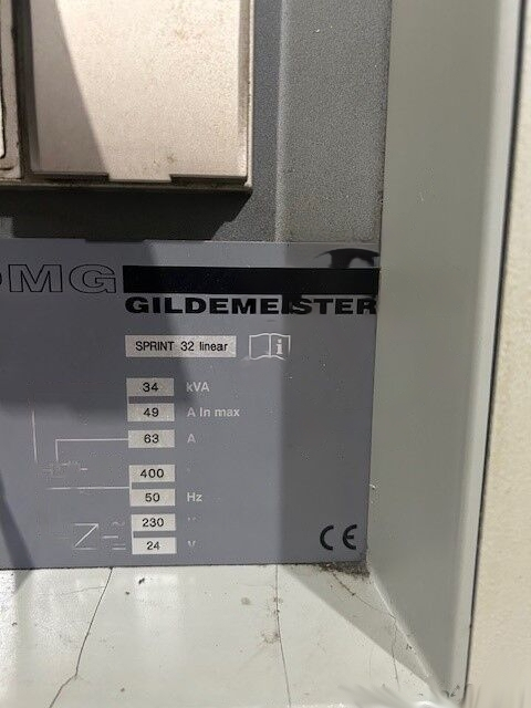 Used DMG Gildemeister Sprint 32 Linear I CNC Lathe I 2005