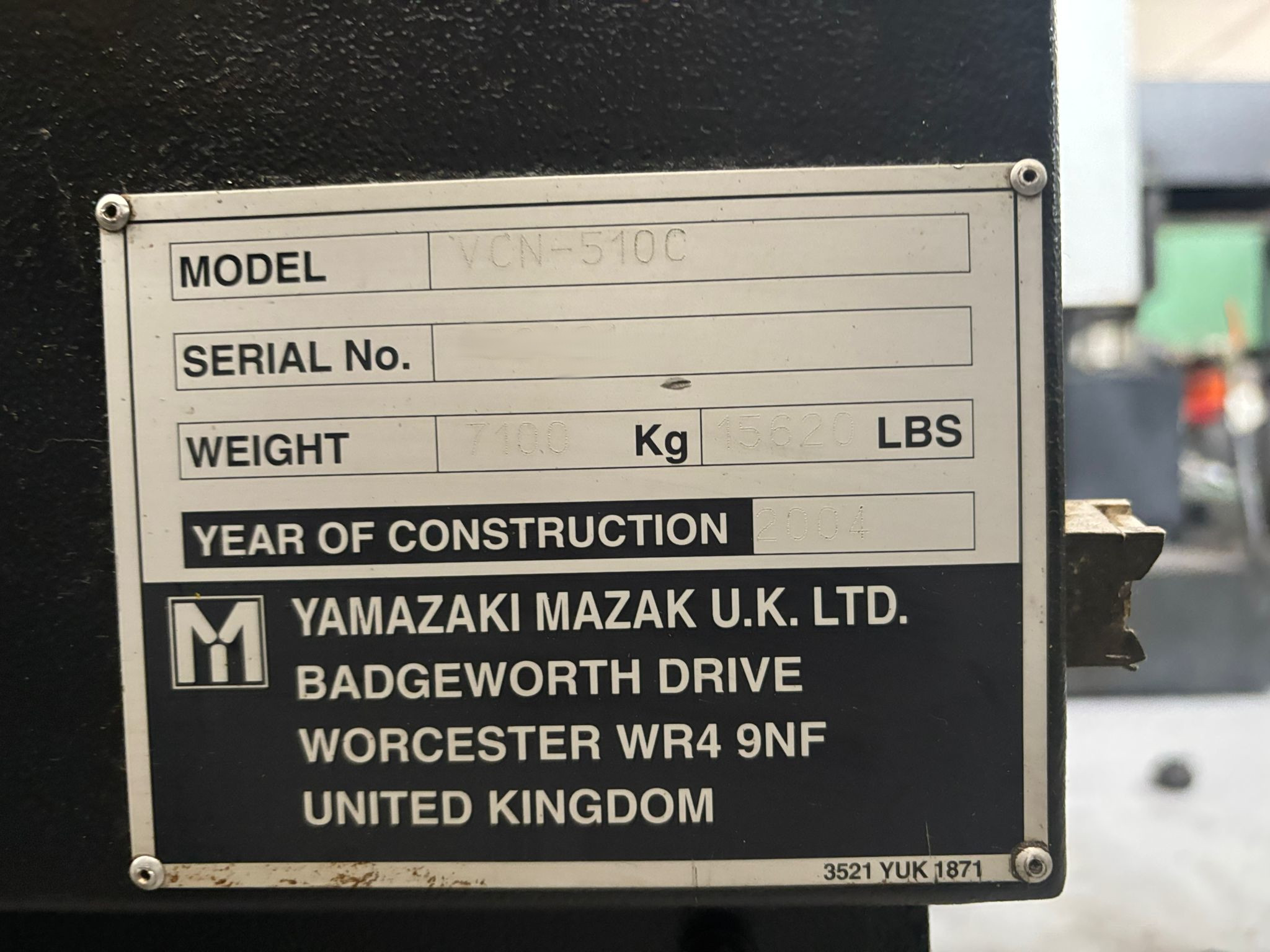 Used Mazak Nexus VCN 510C I Vertical Machining Center I 2004