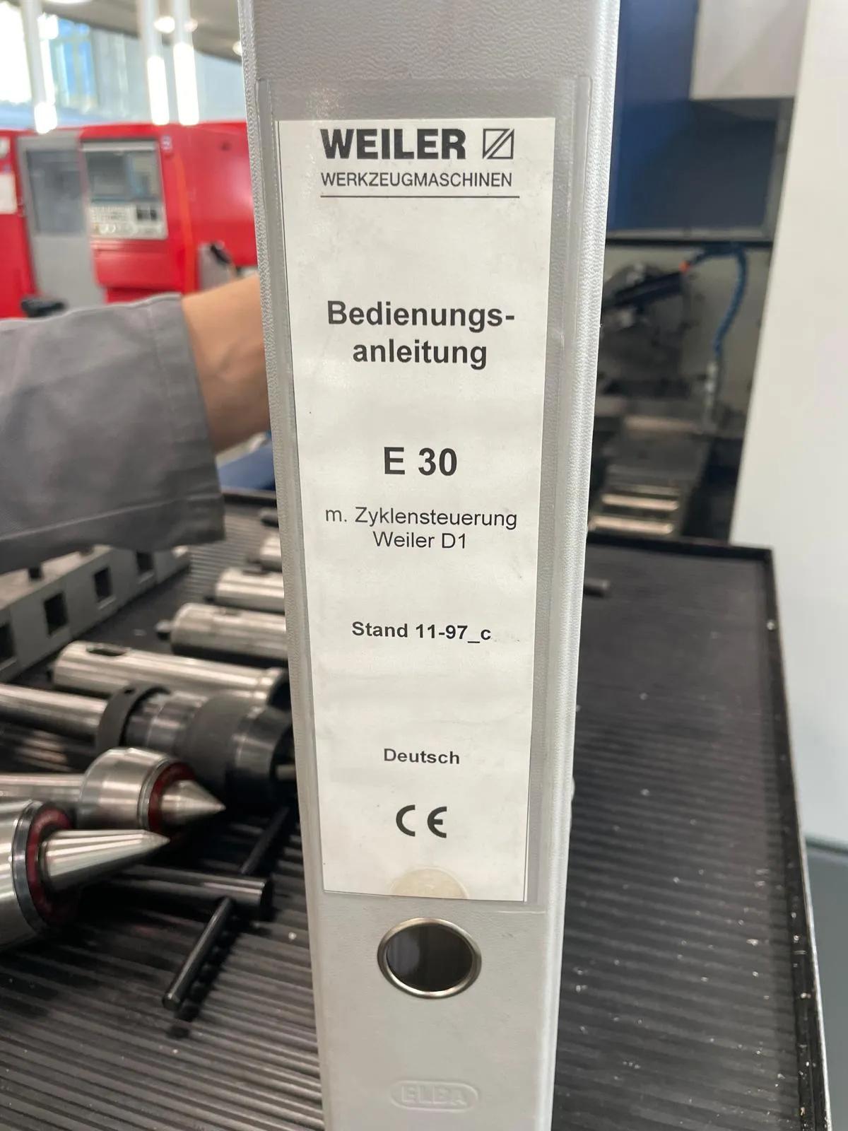 Usado Torno CNC Weiler E 30 I