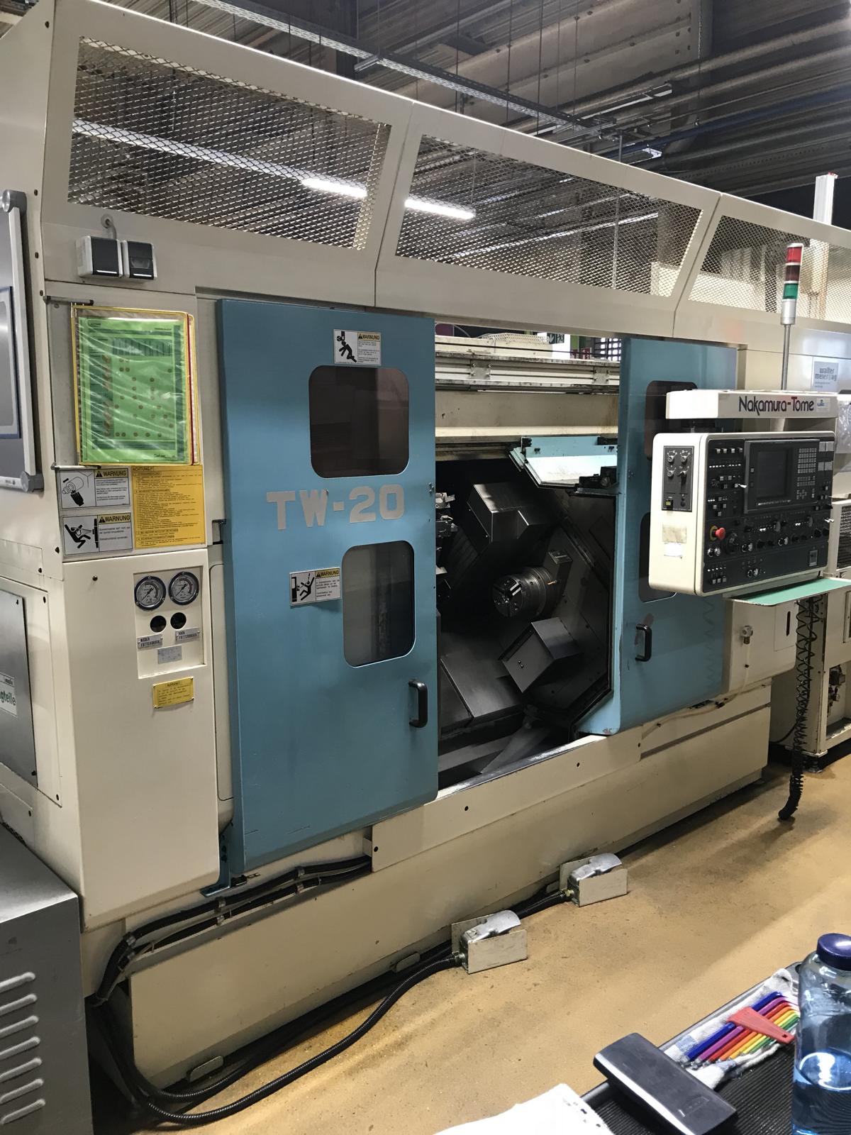Used Nakamura Tome  TW 20 MC - CNC Lathe - 2002