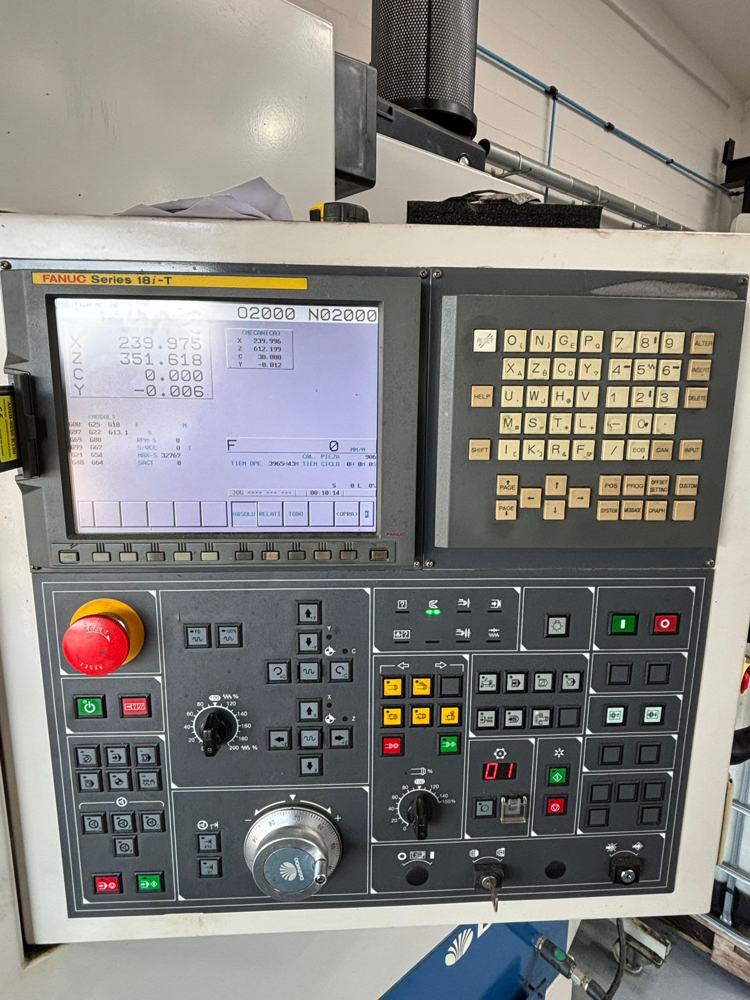 Used Daewoo Puma 2000LY I CNC Lathe I 2001