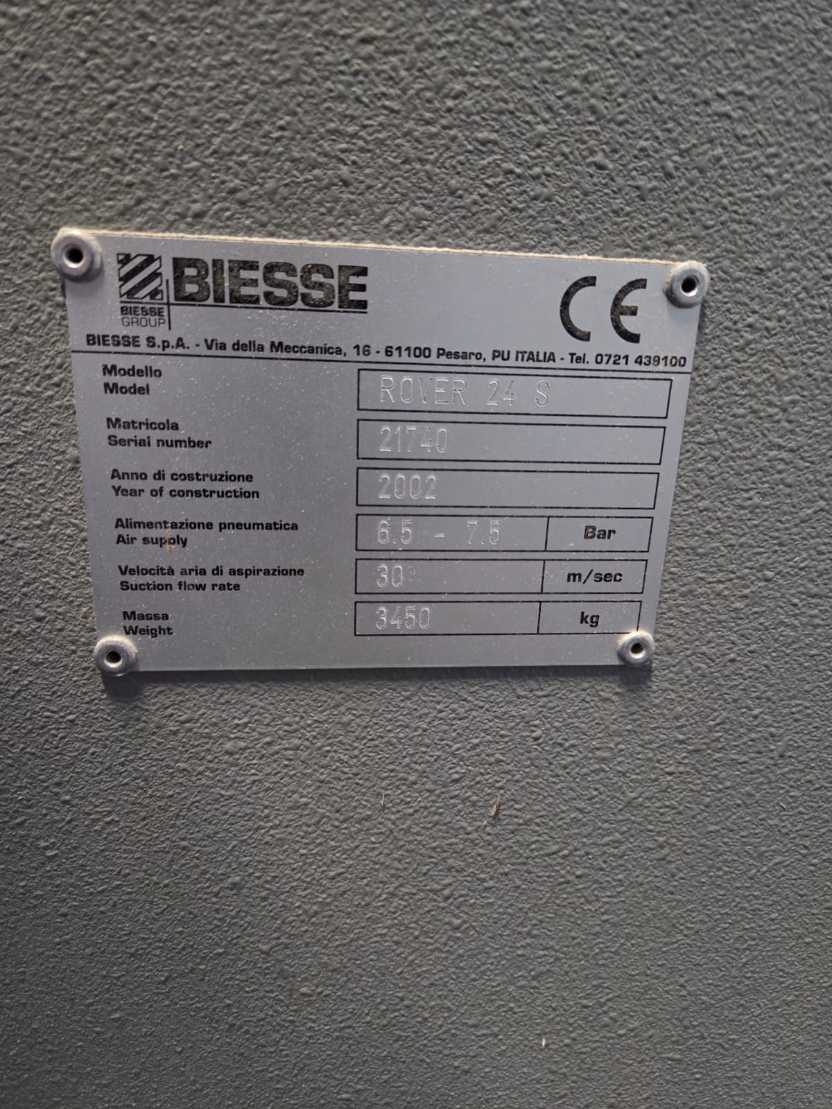 Used Biesse Rover 24 I CNC Machining Center I 2002
