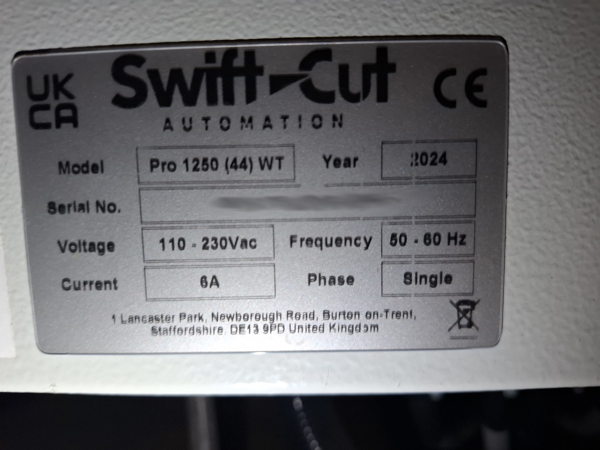 Used Swift-Cut Pro 1250 I Plasma Cutting I 2024