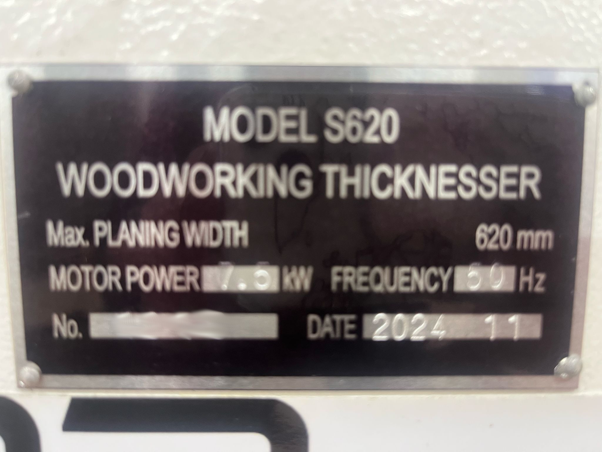 Used RP Machinery S620 I Thicknesser I 2024