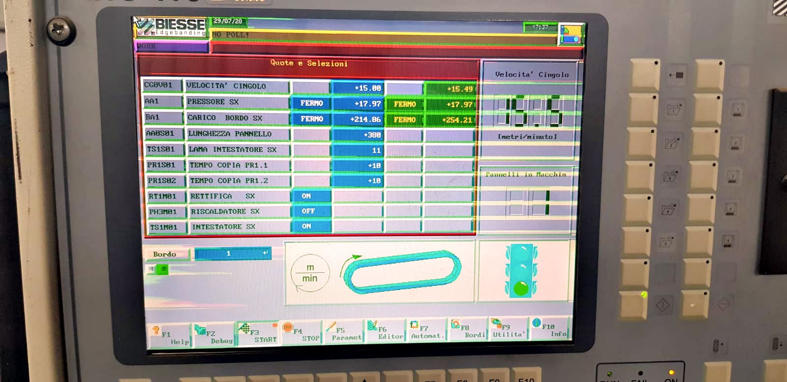 Used Biesse Stream B1 9.5 - Edgebanding machine  - 2001