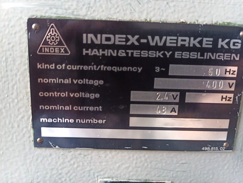 Used Index ABC I CNC Lathe I 1996