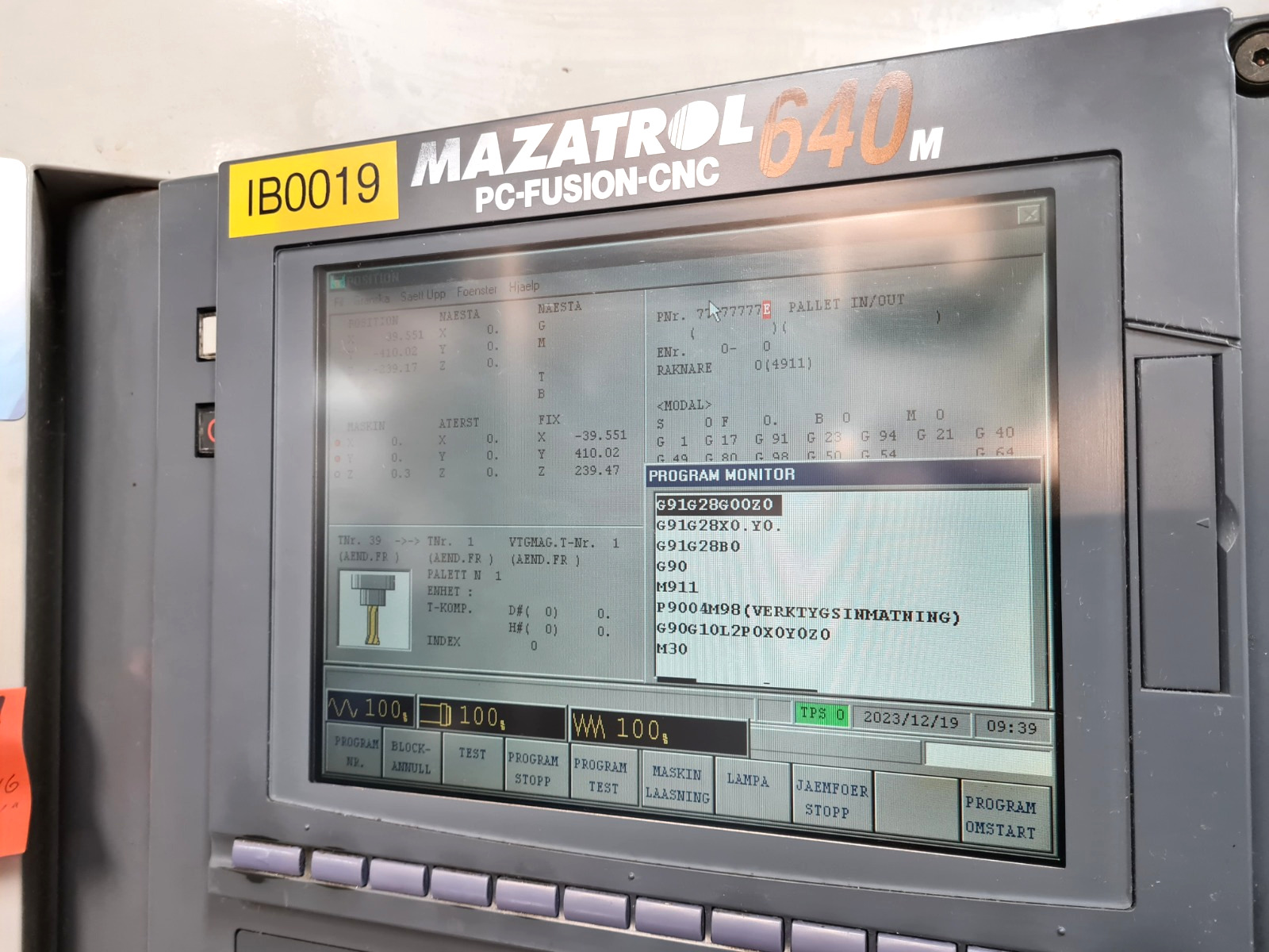 Gebruikt Mazak FH 5800 I Horizontale Bewerkingscentrum I 2001