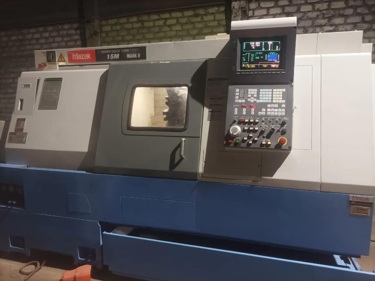 Gebruikt Mazak Super Quick Turn 15M Mark II I CNC Draaibank
