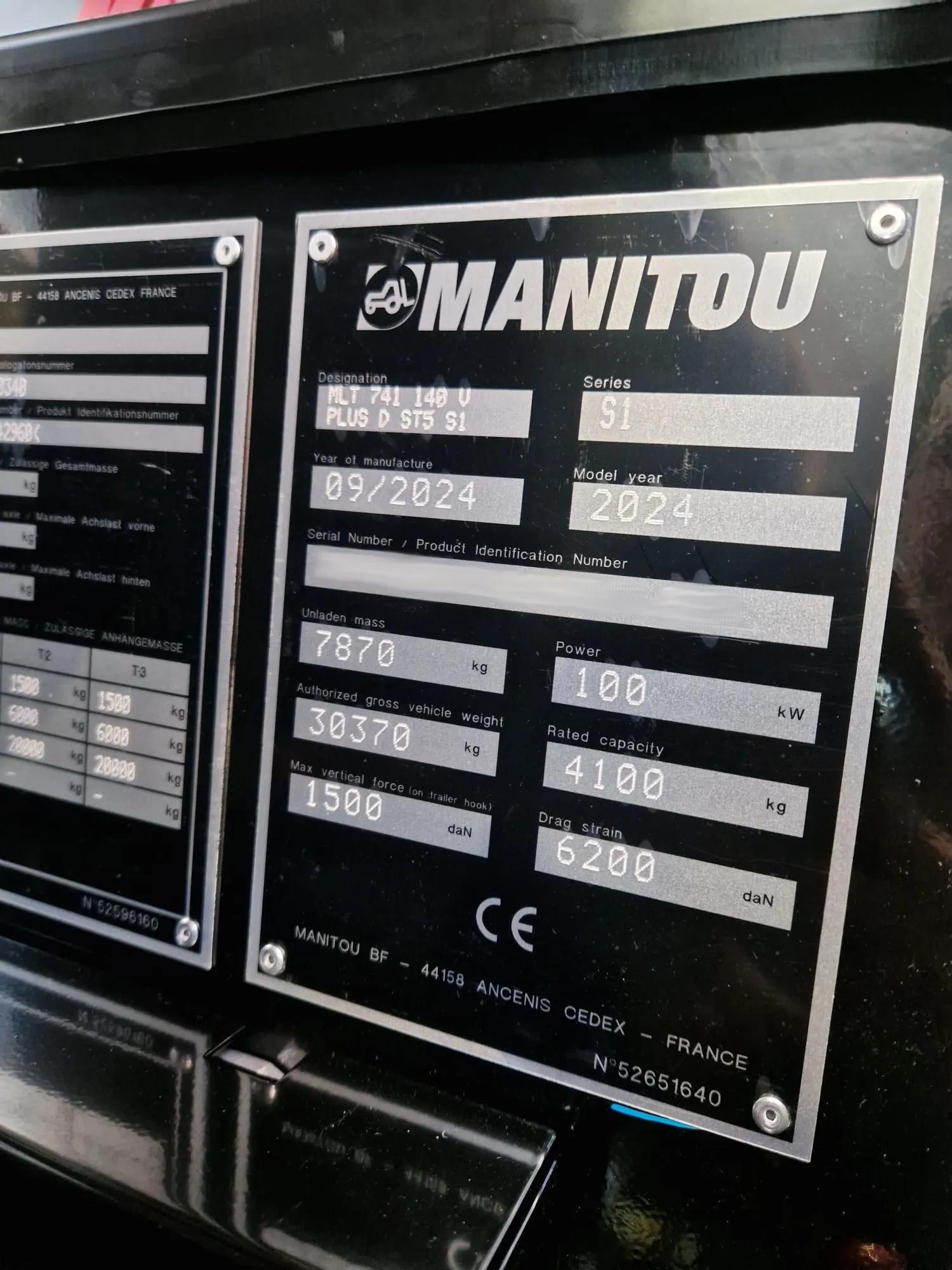 Gebruikt 2024 Manitou MLT 741-140 V+