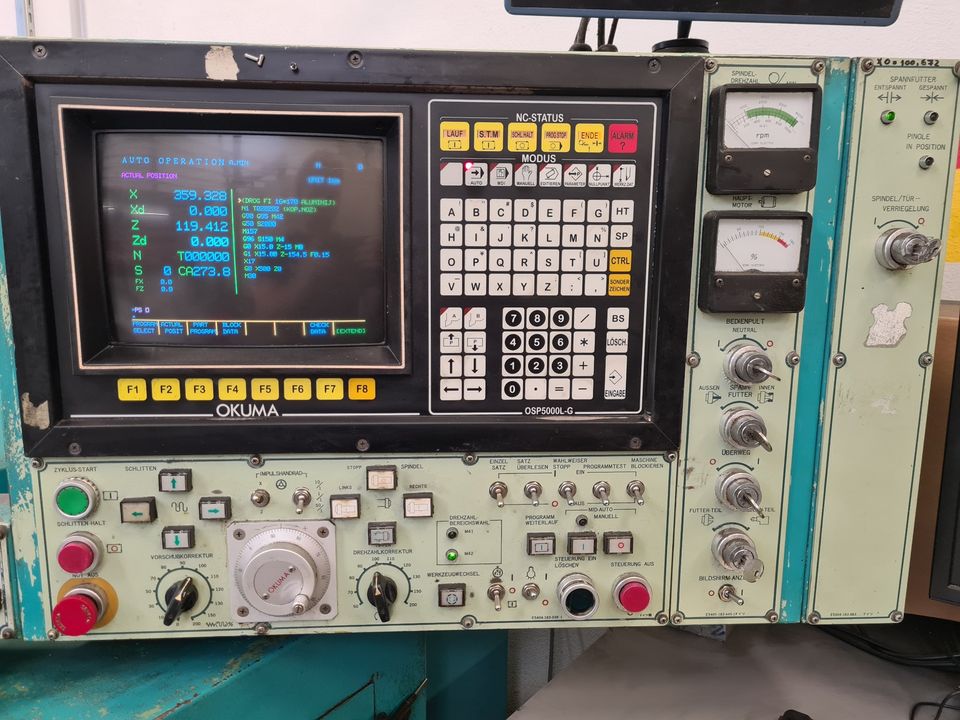 Used Okuma LB15 I CNC Lathe I 1988