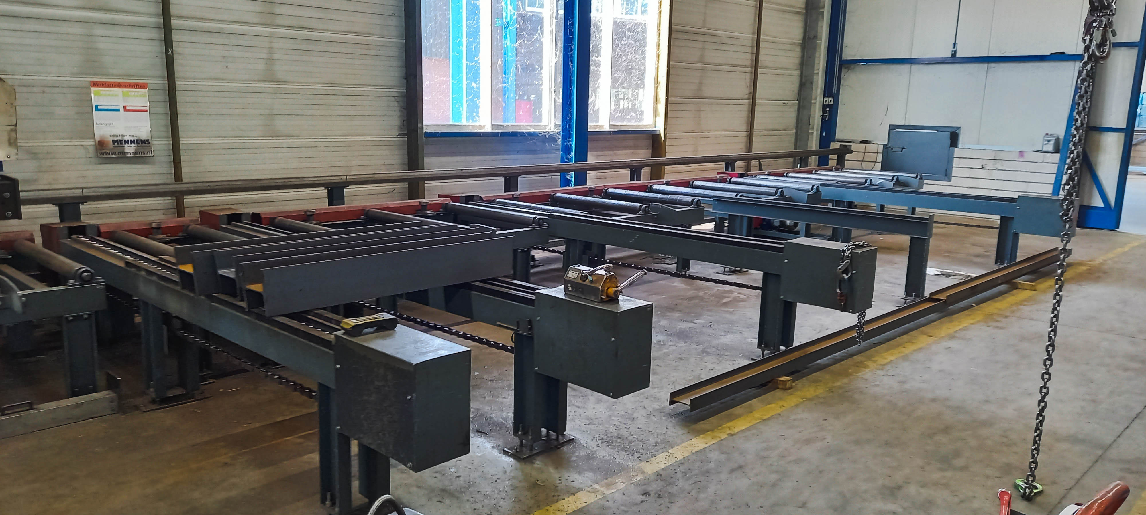 Usado Voortman VB750 Línea de Taladro de Serrar Vigas