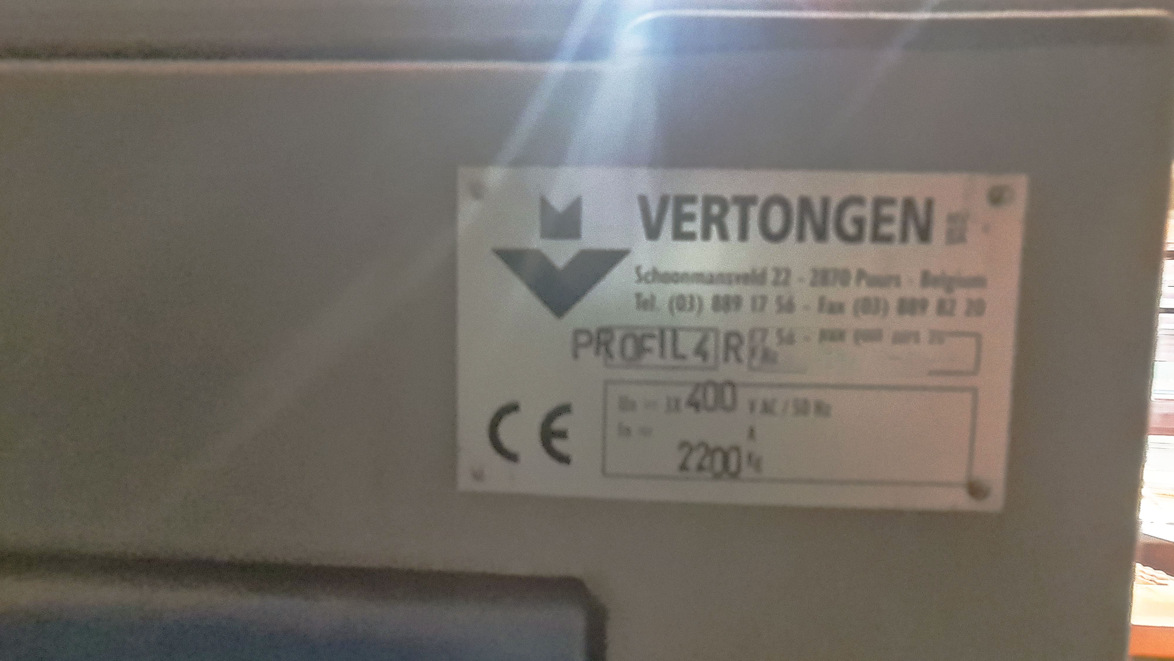 Gebruikt Vertongen Profil 2L / NTHQ / 4R - Tenoner Machine