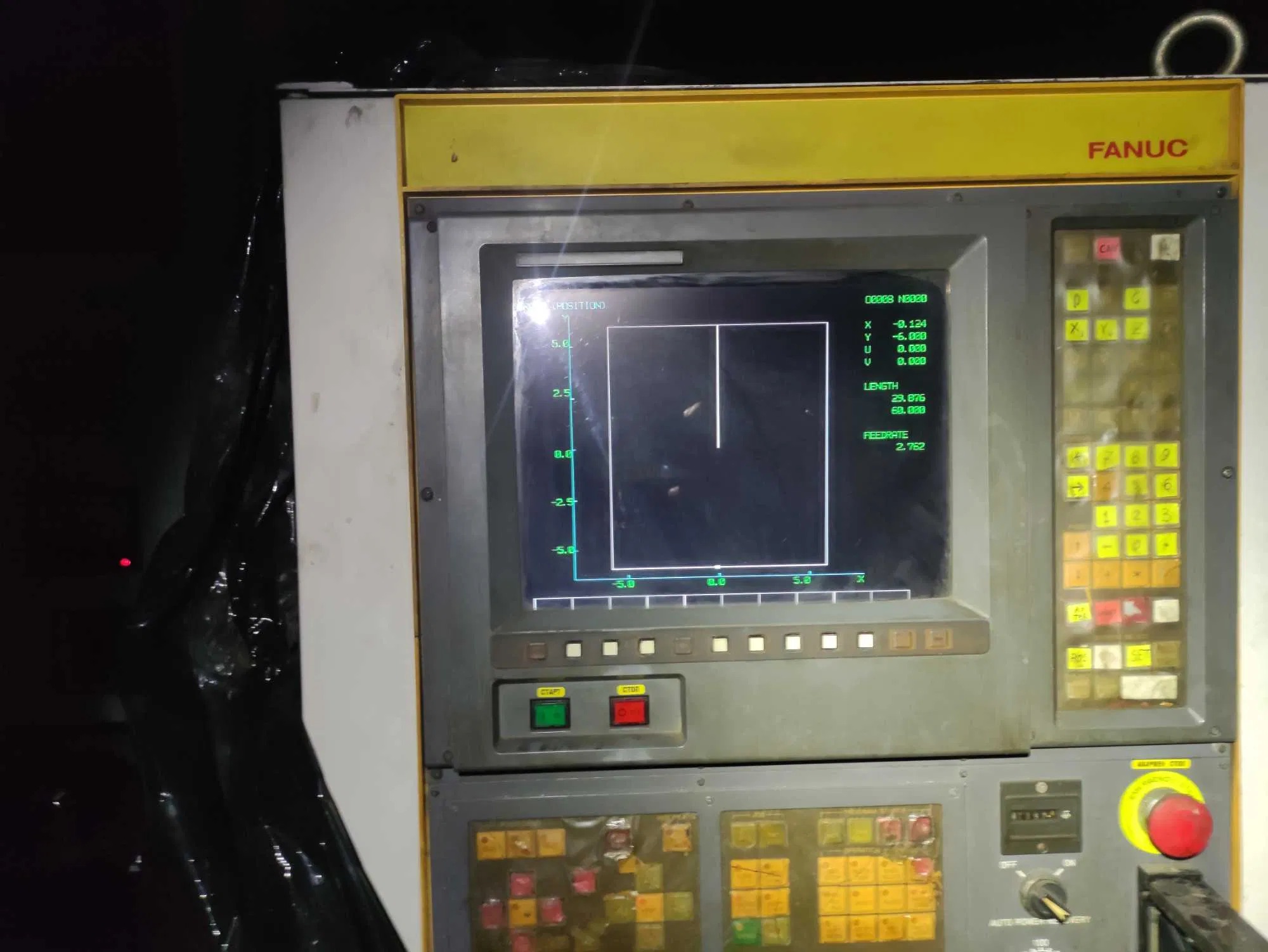 Used Fanuc Tape Cut W3 I Wire EDM Machine I 1990