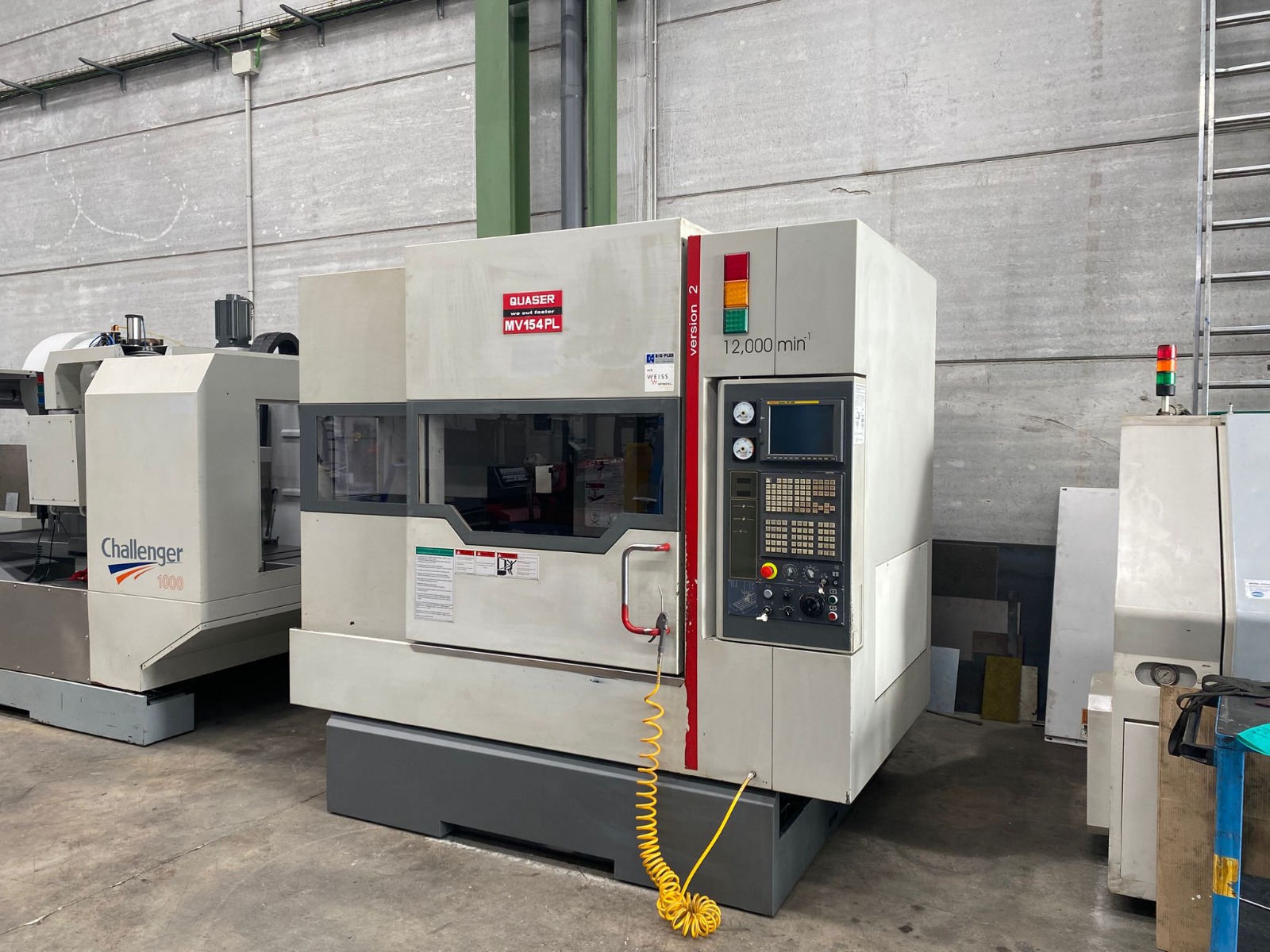 Used Quaser MV154 PL/12 I Vertical Machining Center I 2007