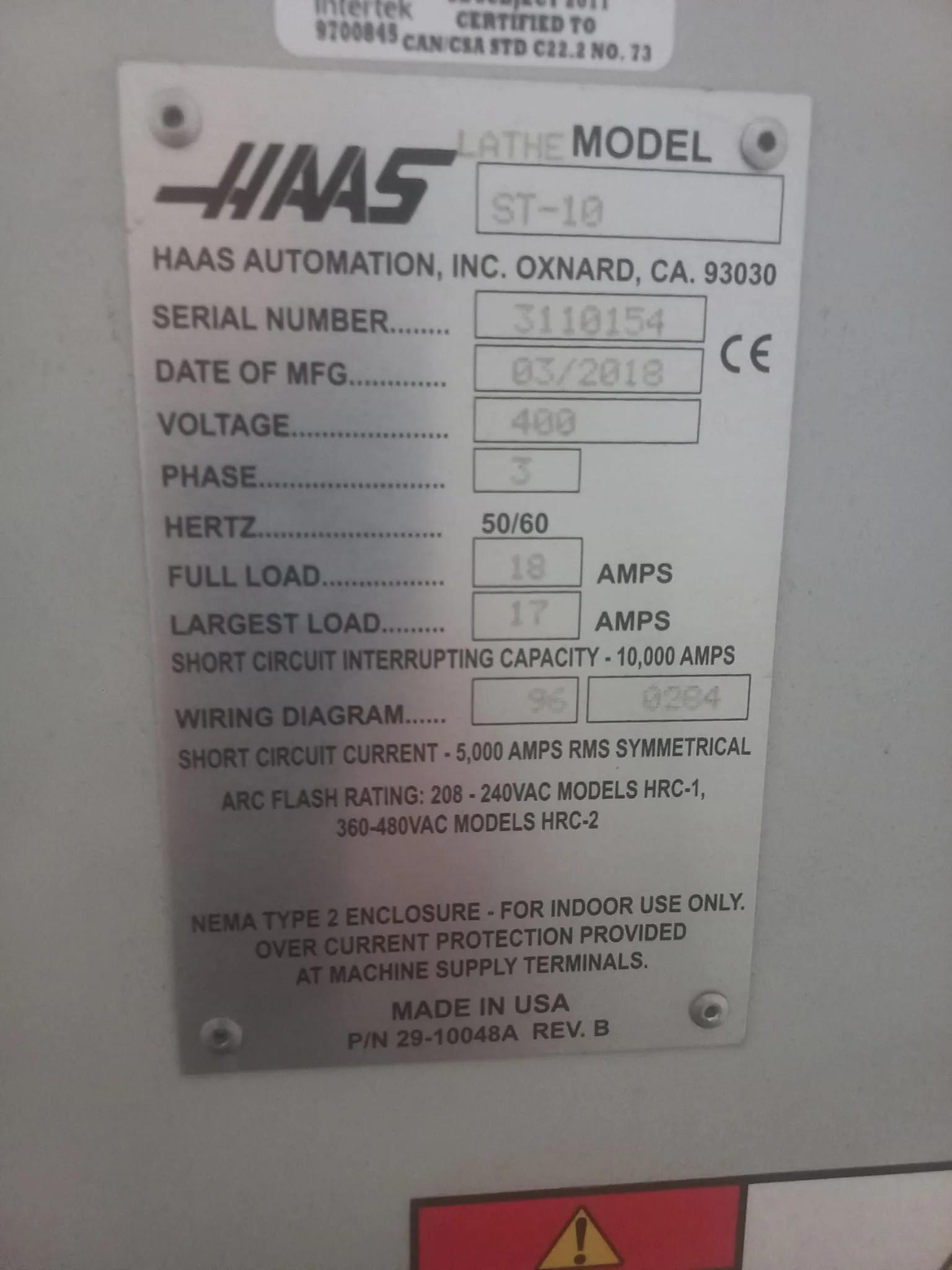 Gebruikt Haas ST 10 I CNC Draaibank