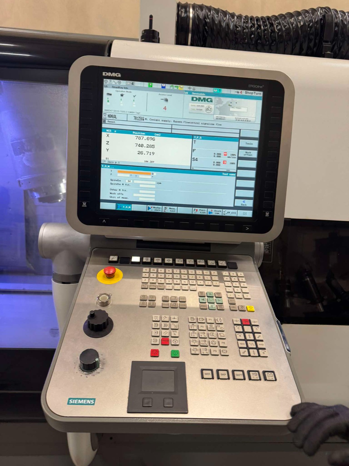 Used DMG Gildemeister CTX Beta 1250 TC I CNC Lathe I 2009