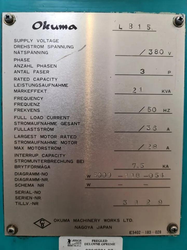 Usado Torno CNC Okuma LB15 I