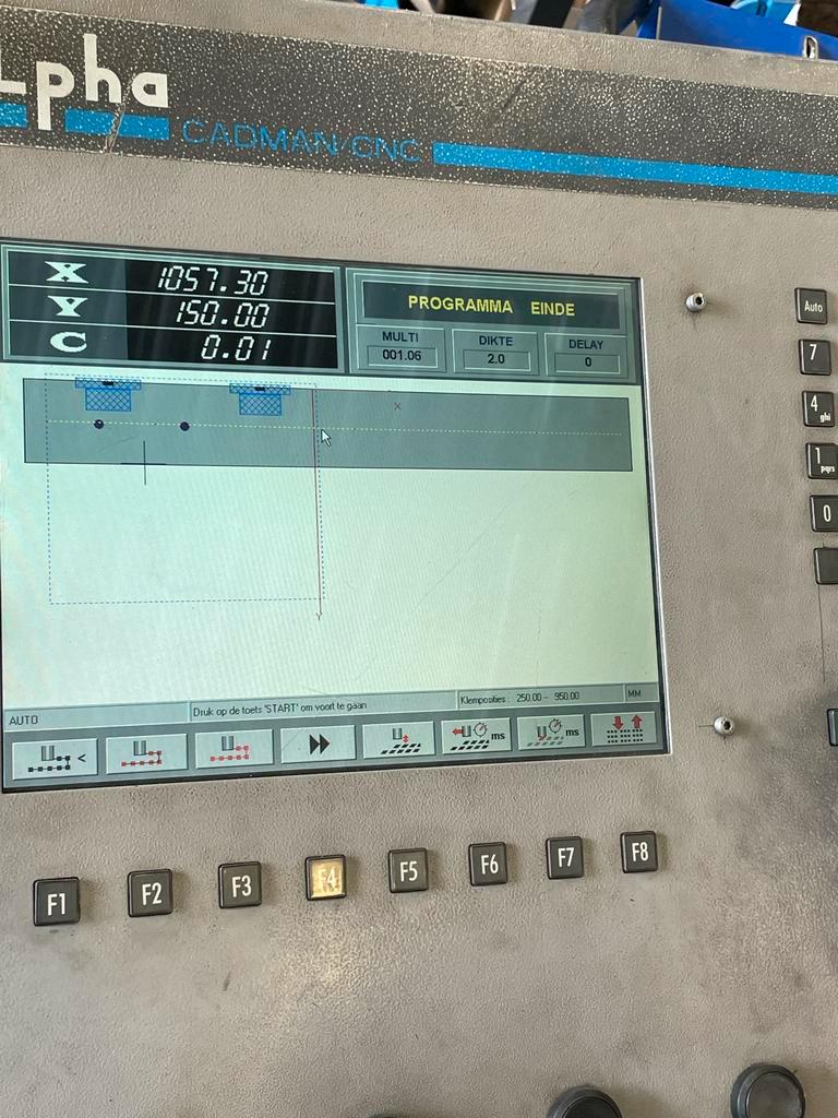 Used LVD Strippit Alpha-1012 I Punching Machine