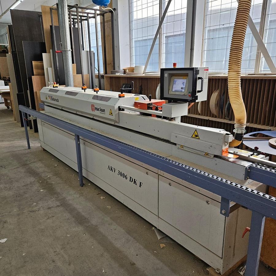 Used Hebrock AKV 3006 DK-F Edgebander | 2017 | Premilling & Corner