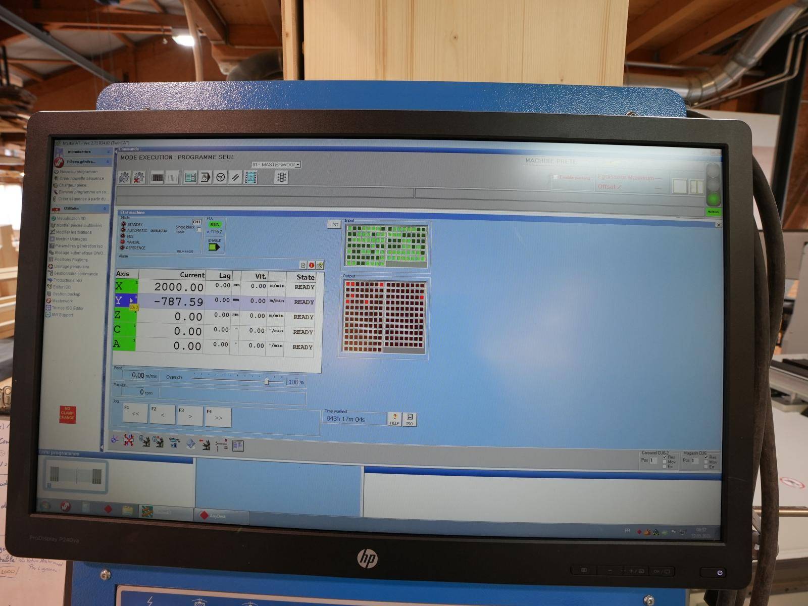 Used Masterwood Project 375 L I CNC Machining Center I 2016