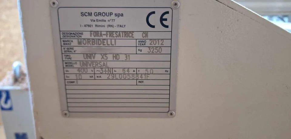 Usado Centro de mecanizado CNC Morbidelli Universal X5 HD 31 I