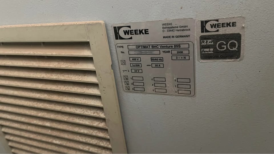 Used Weeke Optimat BHC Venture 05S I CNC Machining Center I 2008