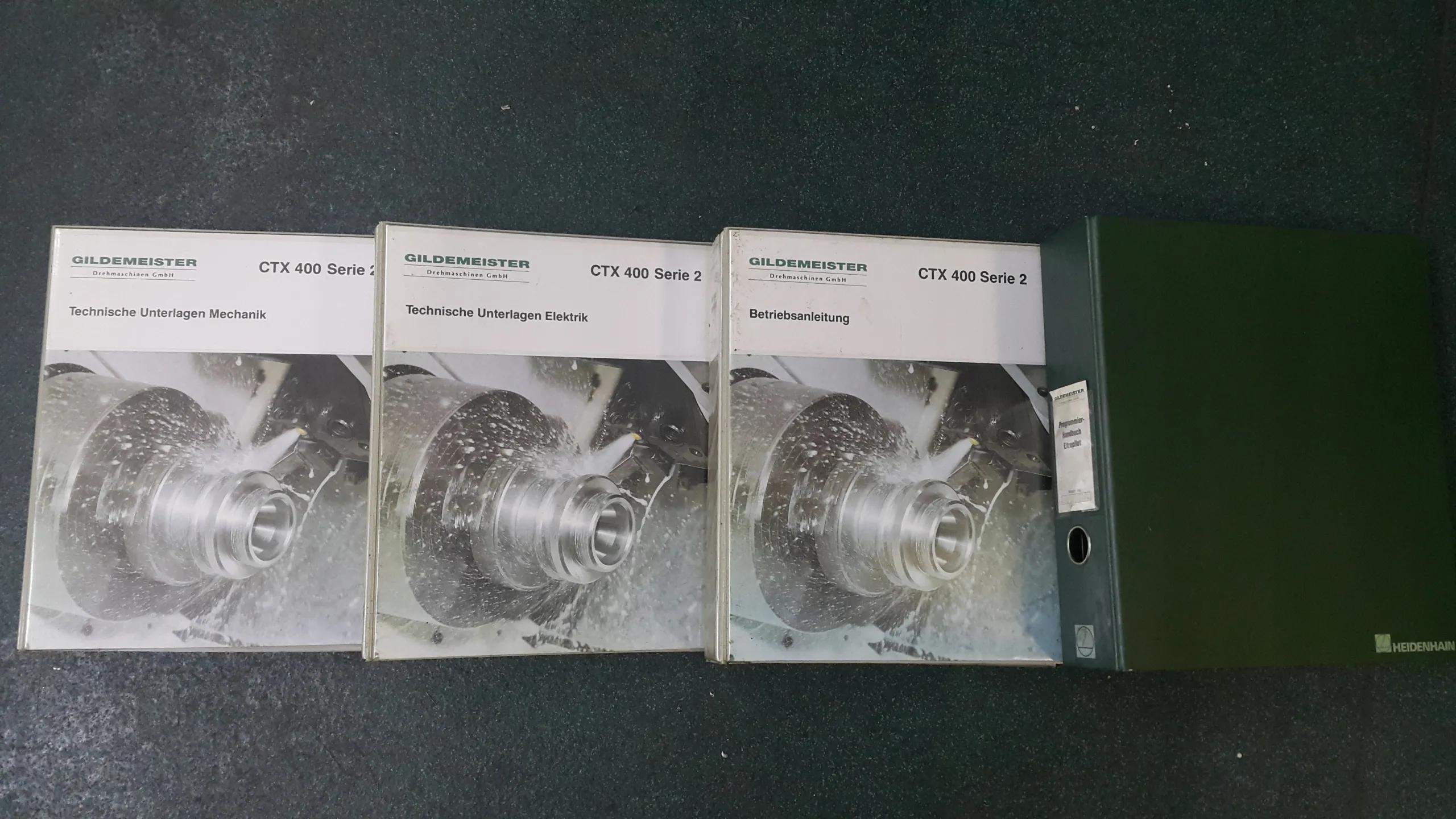 Usado Torno CNC Gildemeister CTX 400 S2 I