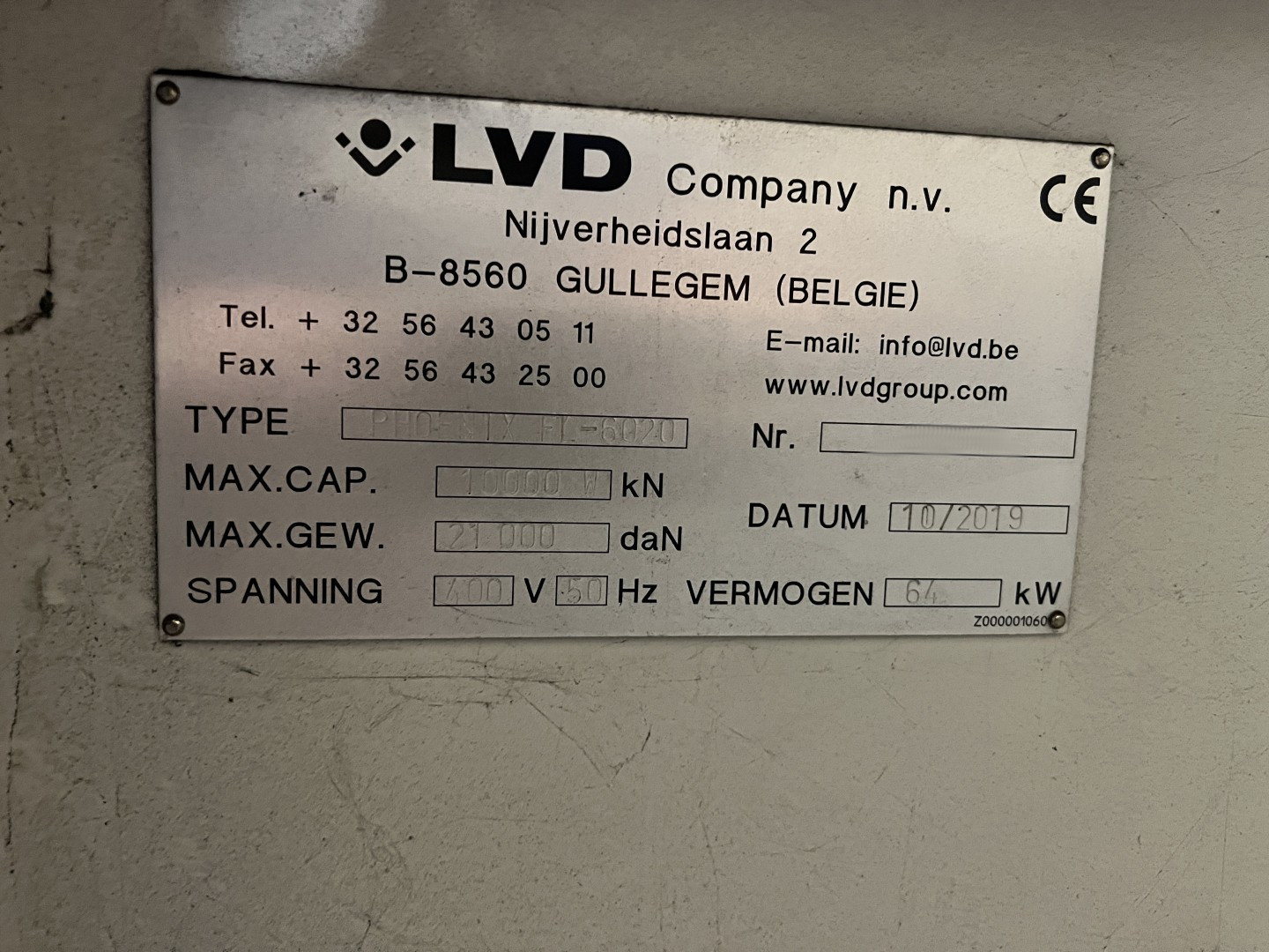 Used LVD Phoenix FL-6020 I Laser Cutting I 2019