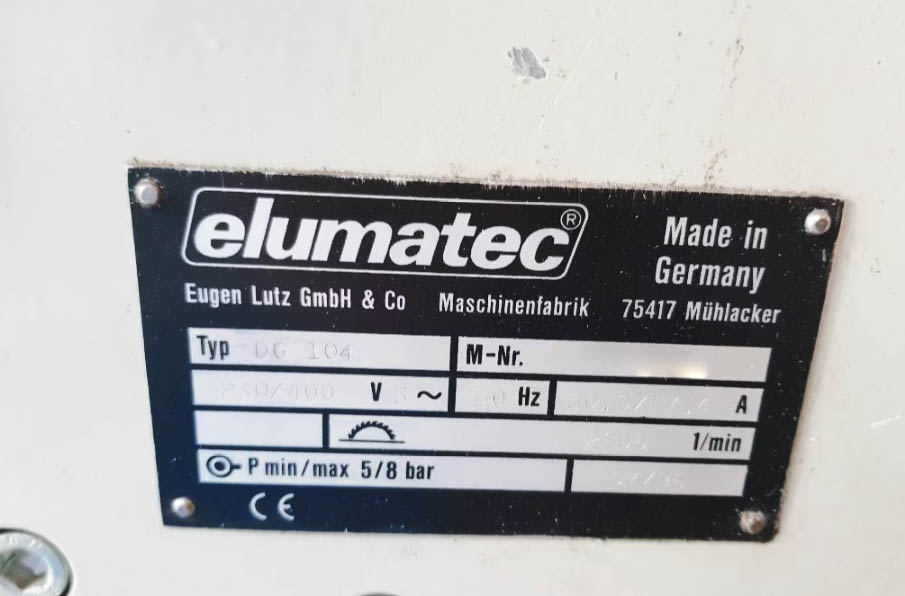 Gebruikt Elumatec DG 104 I Dubbele Verstekzaag I 1997