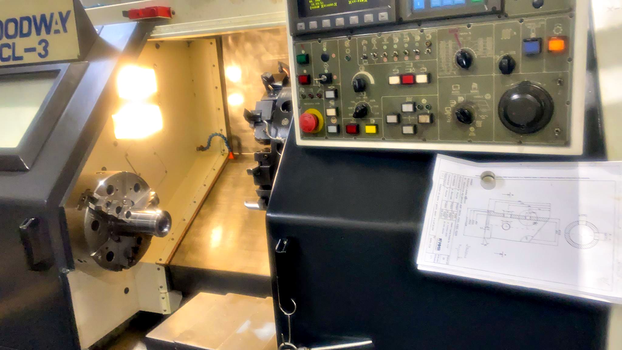 Gebruikt Goodway GCL 3 - CNC Draaibank - 1999