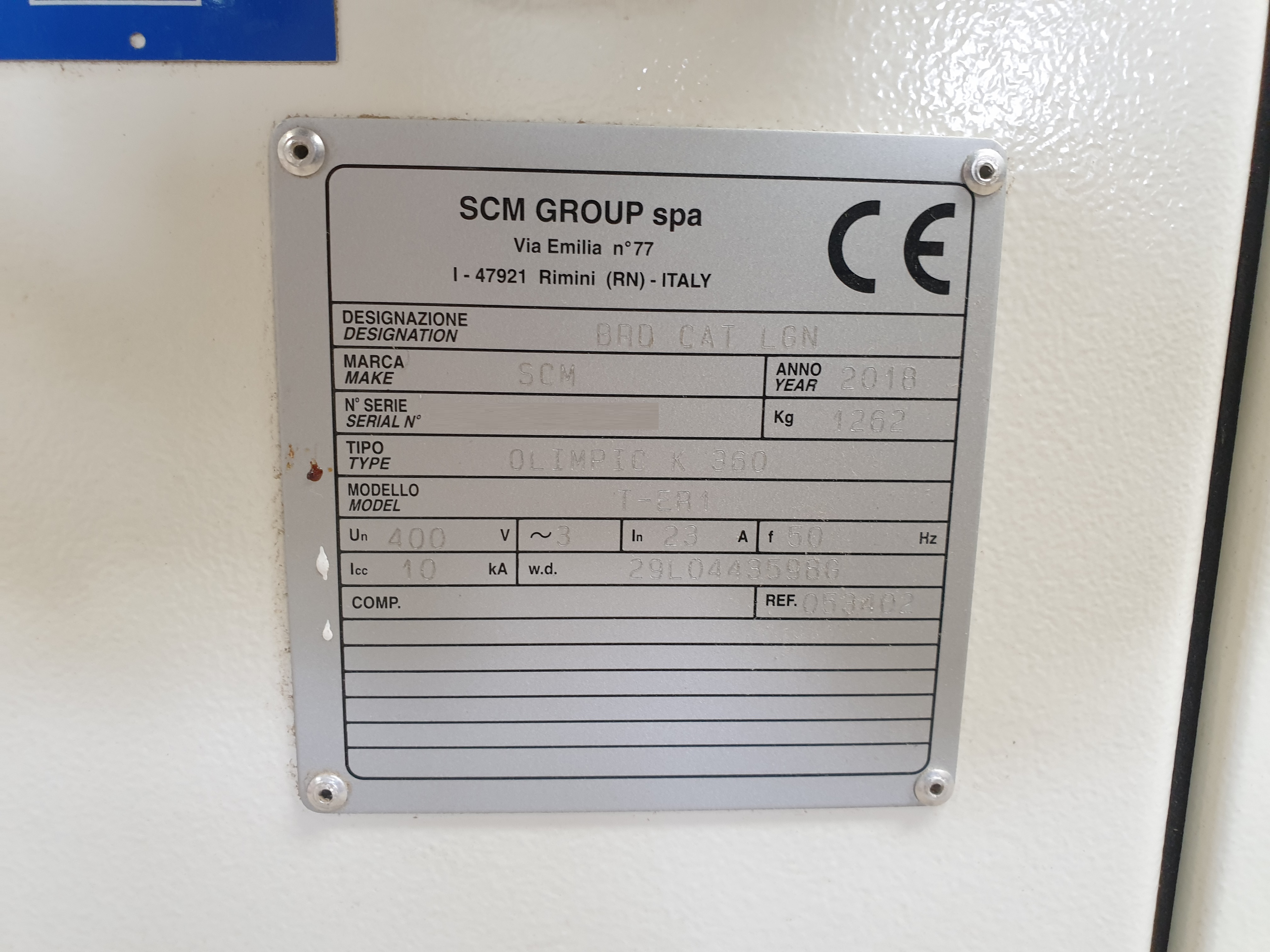 Gebruikt SCM Olimpic K360 T-ER1