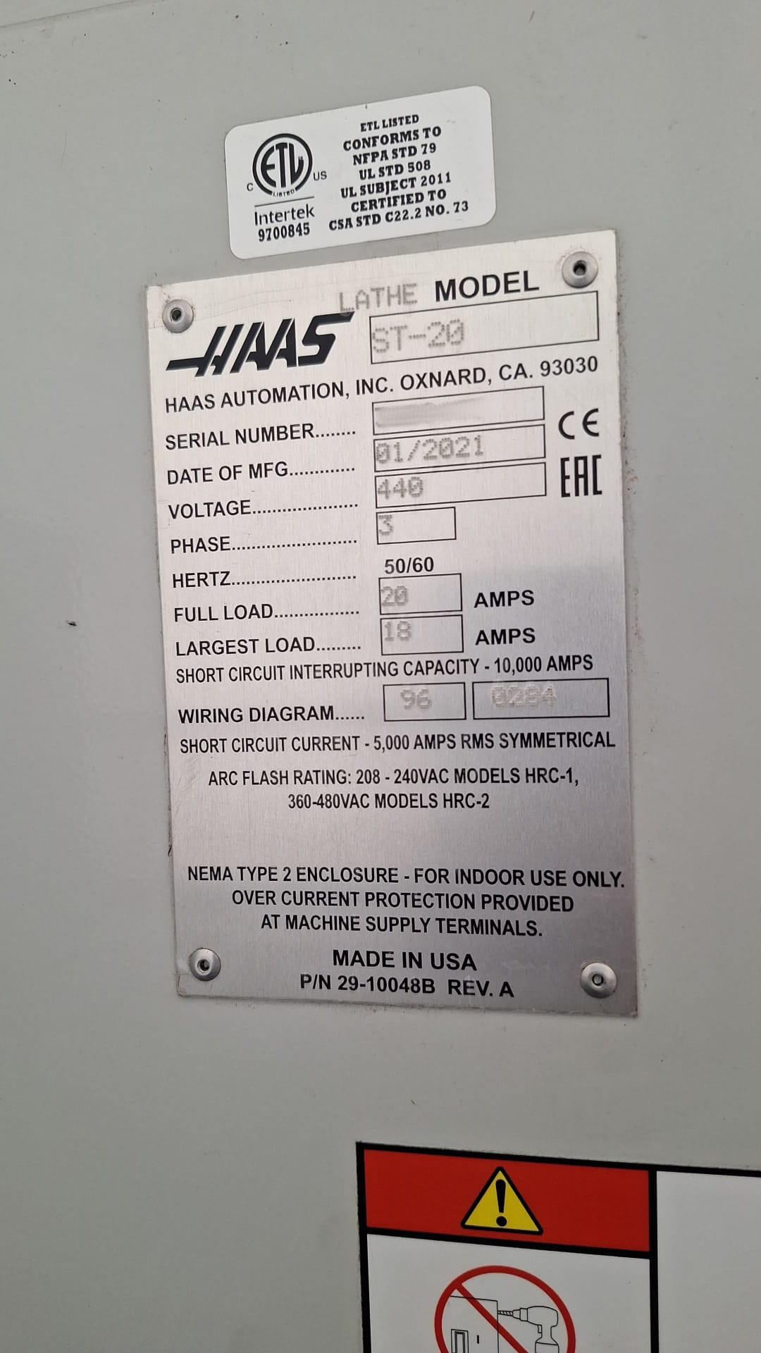 Used Haas ST-20 I CNC Lathe I 2021