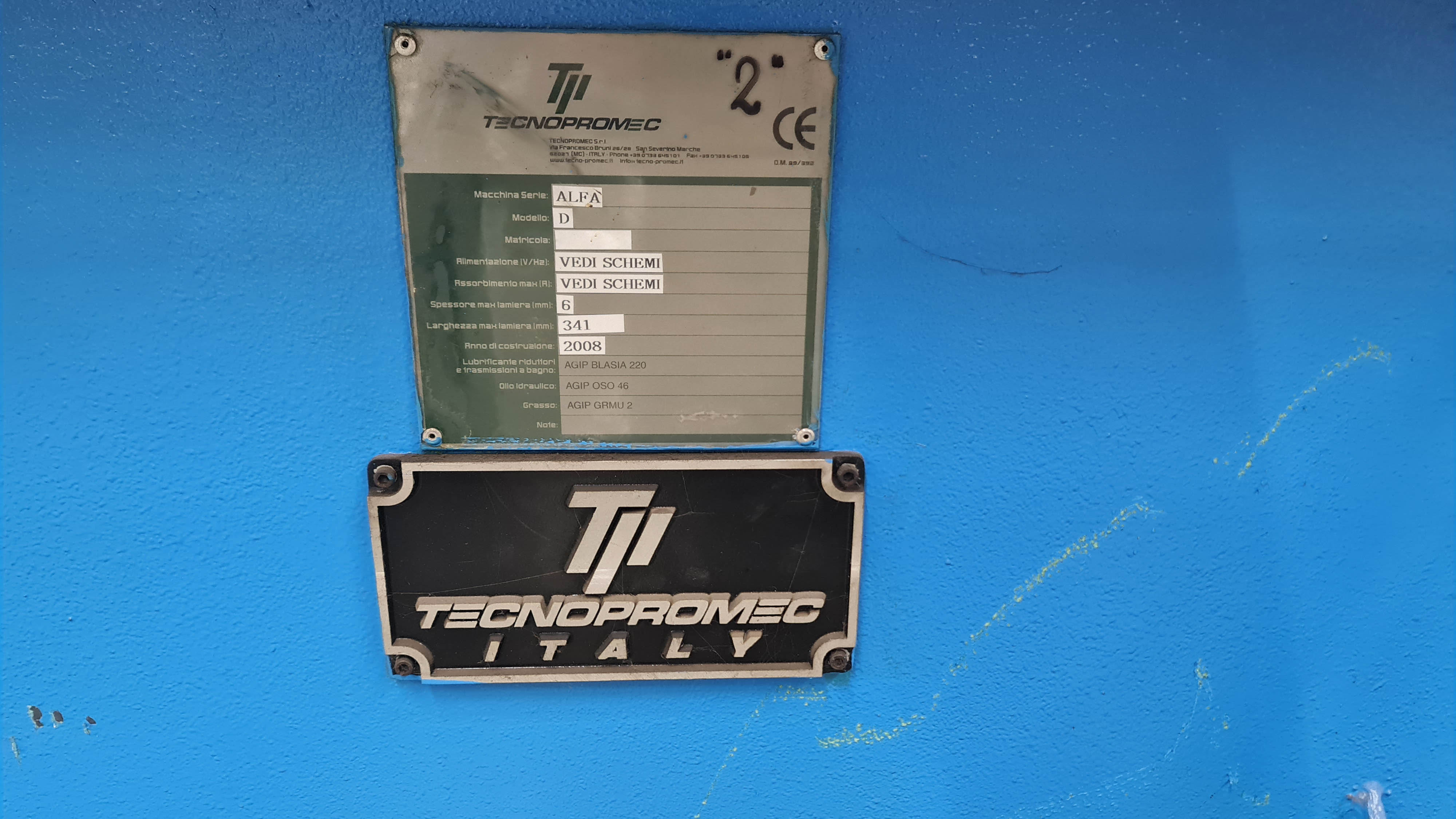 Gebruikt Tecnopromec Alfa D I Profiling Line I 2008