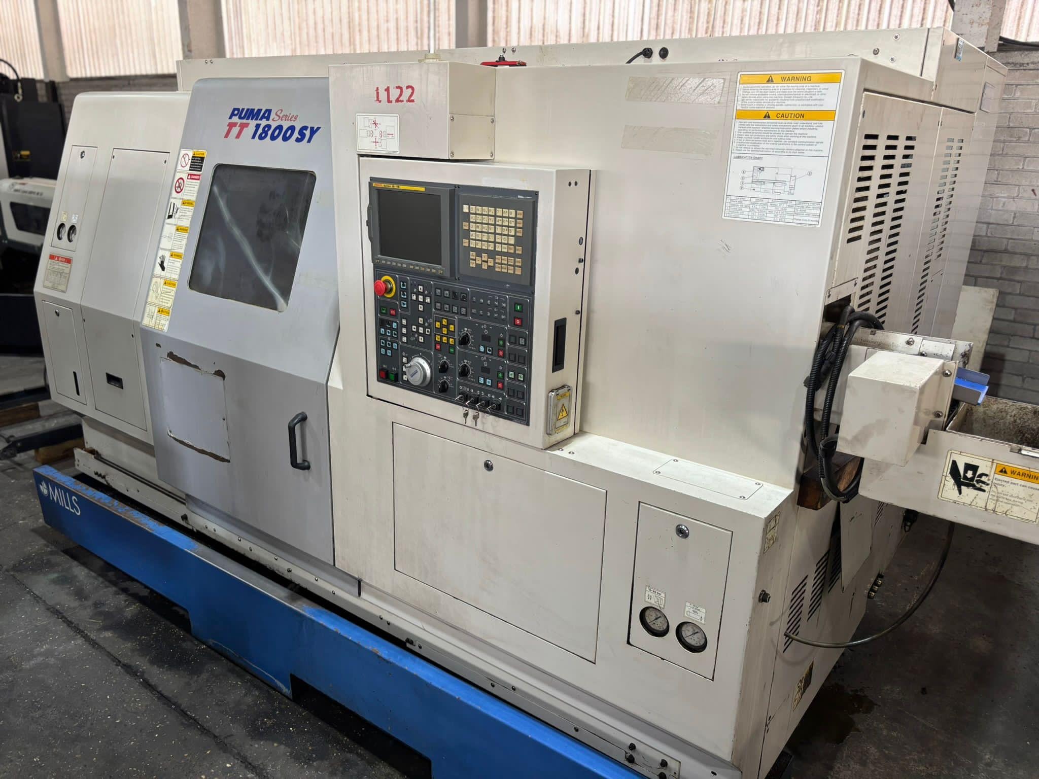 Used Doosan Puma TT 1800 SY I CNC Lathe I 2007