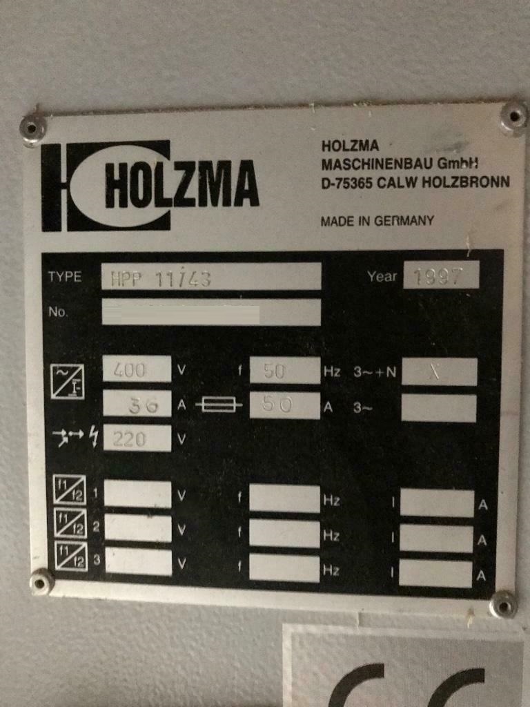 Gebruikt HOLZMA HPP 11/43