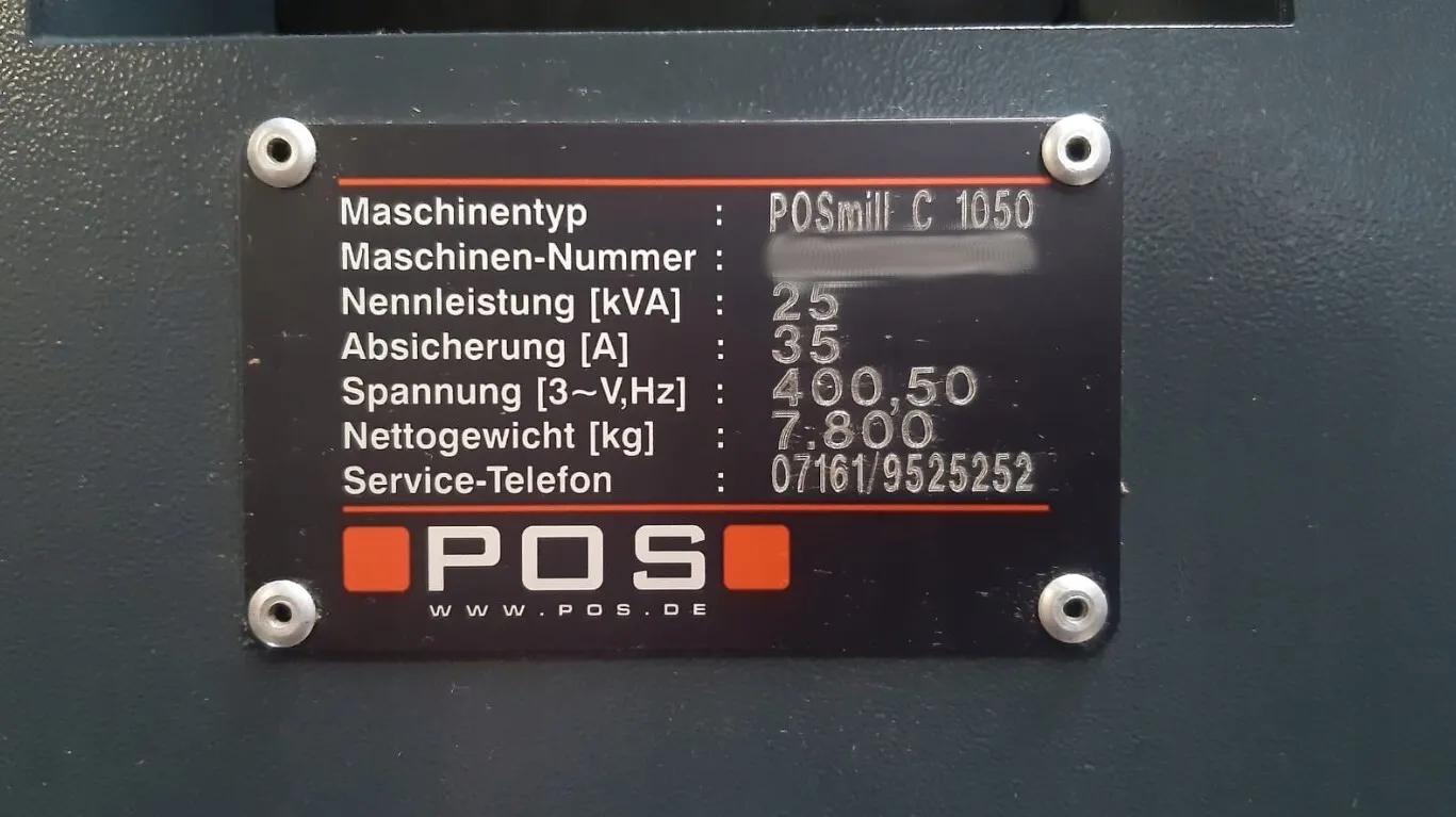 Gebruikt Posmill C 1050 I Verticaal Bewerkingscentrum