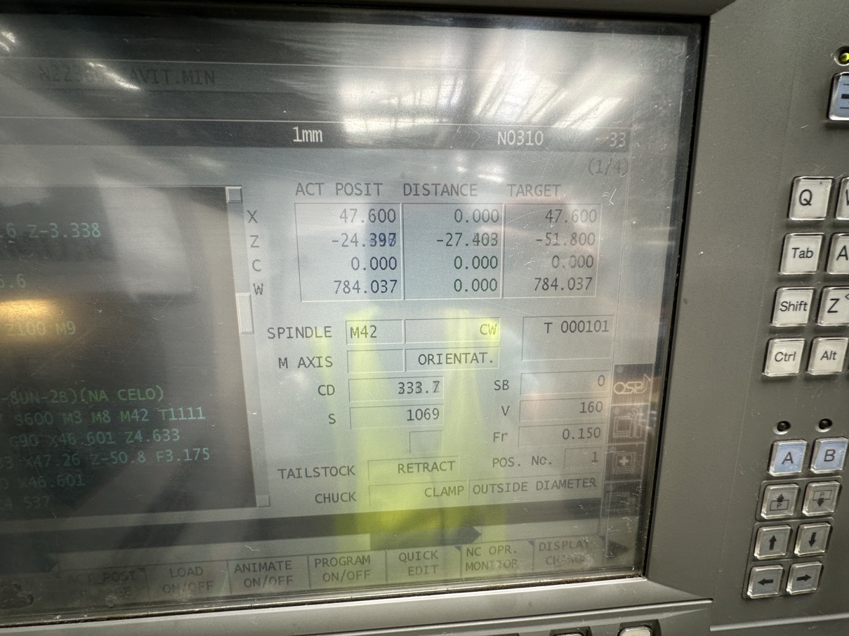 Used Okuma LB3000 EX I CNC Lathe I 2008