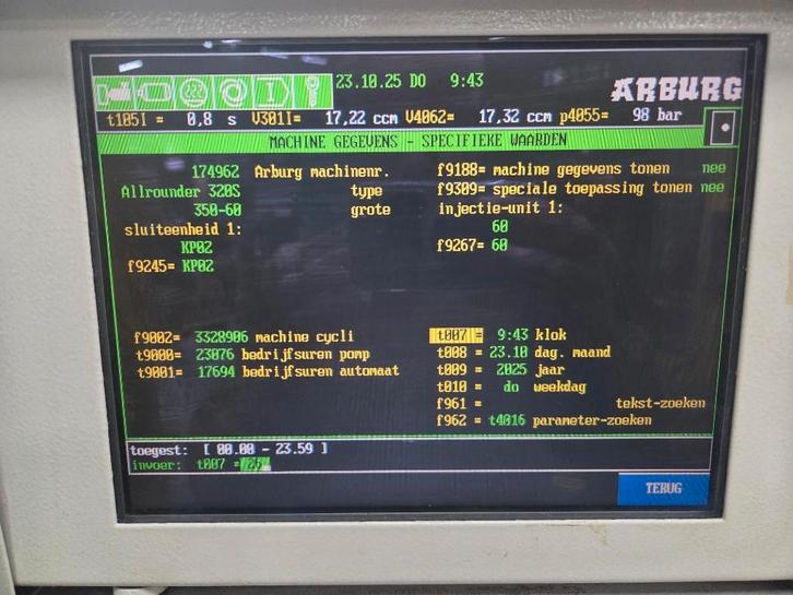 Used Arburg 320 S 350 - 60 I Injection Moulding I 1998